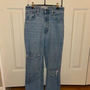 Women's Abercrombie 90's Straight Ultra High Rise Jeans